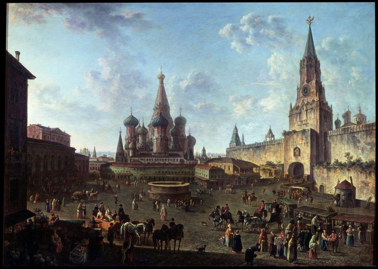 La Piazza Rossa a Mosca da Fyodor Yakovlevich Alexeev