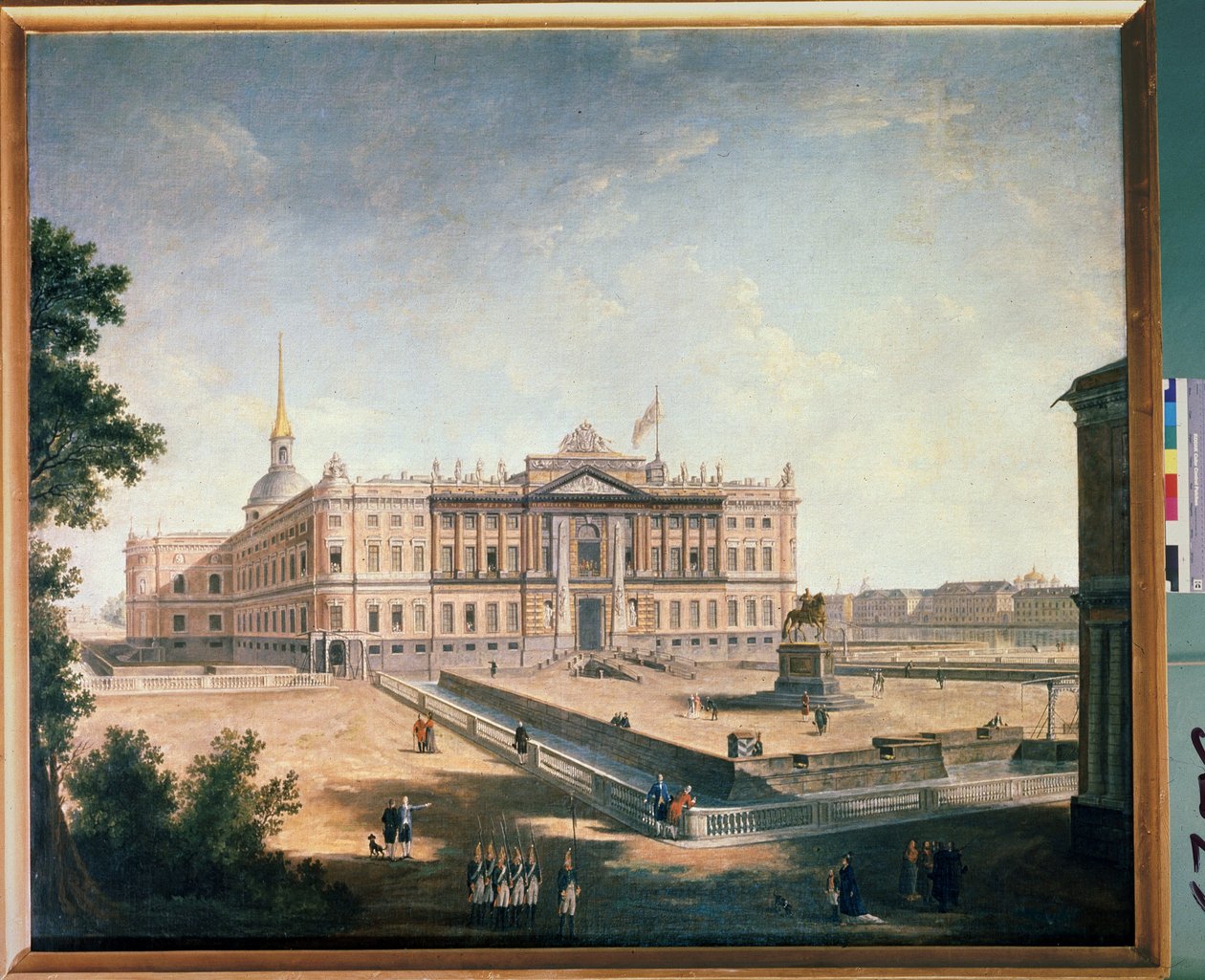 Veduta del Palazzo Michele e della piazza del Connestabile a San Pietroburgo da Fyodor Yakovlevich Alexeev
