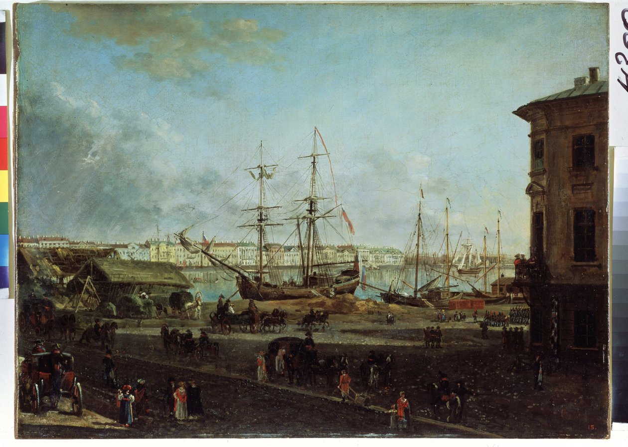 Vista del molo inglese dall