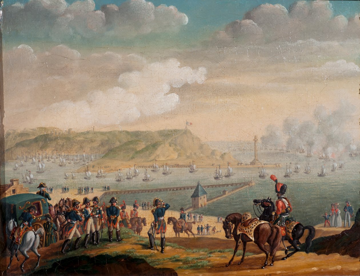 Arrivo di Napoleone al Campo di Bolorgue, 1835 da G. Beaufort