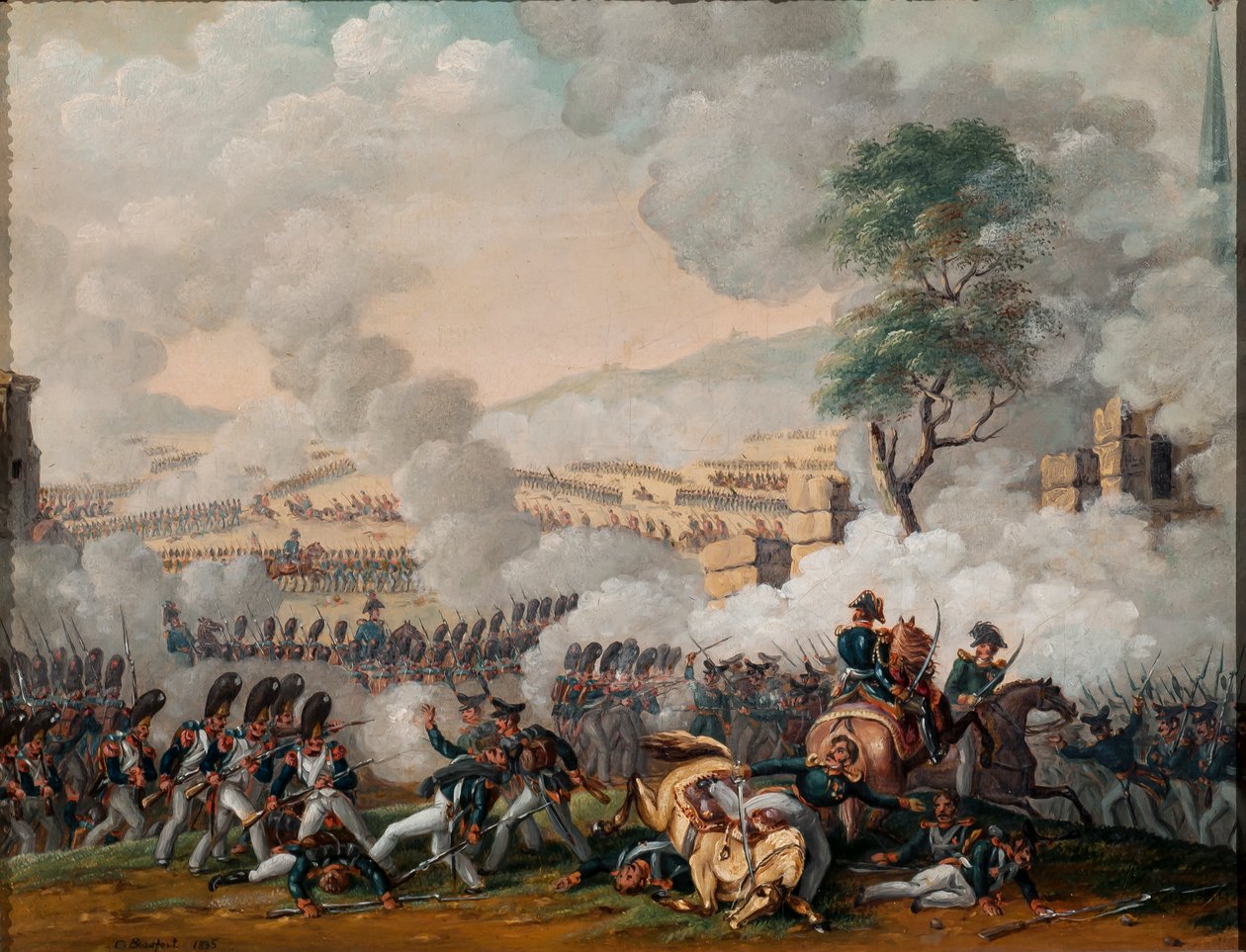 Battaglia di Lutzen, 2 maggio 1813, 1835 da G. Beaufort