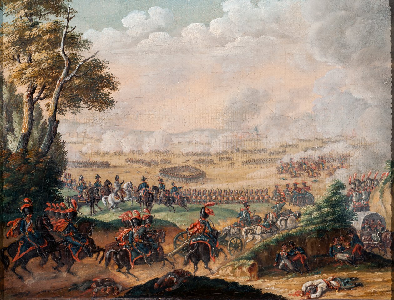Battaglia di Wagram, 6 luglio 1809, 1835 da G. Beaufort