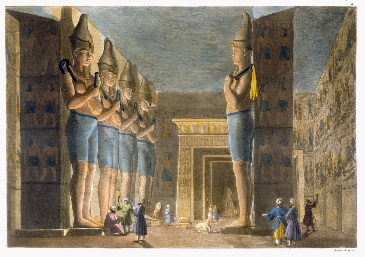 Tempio di Ramesses II (1279-13 a.C.) Abu Simbel, Egitto, tavola 4 da 