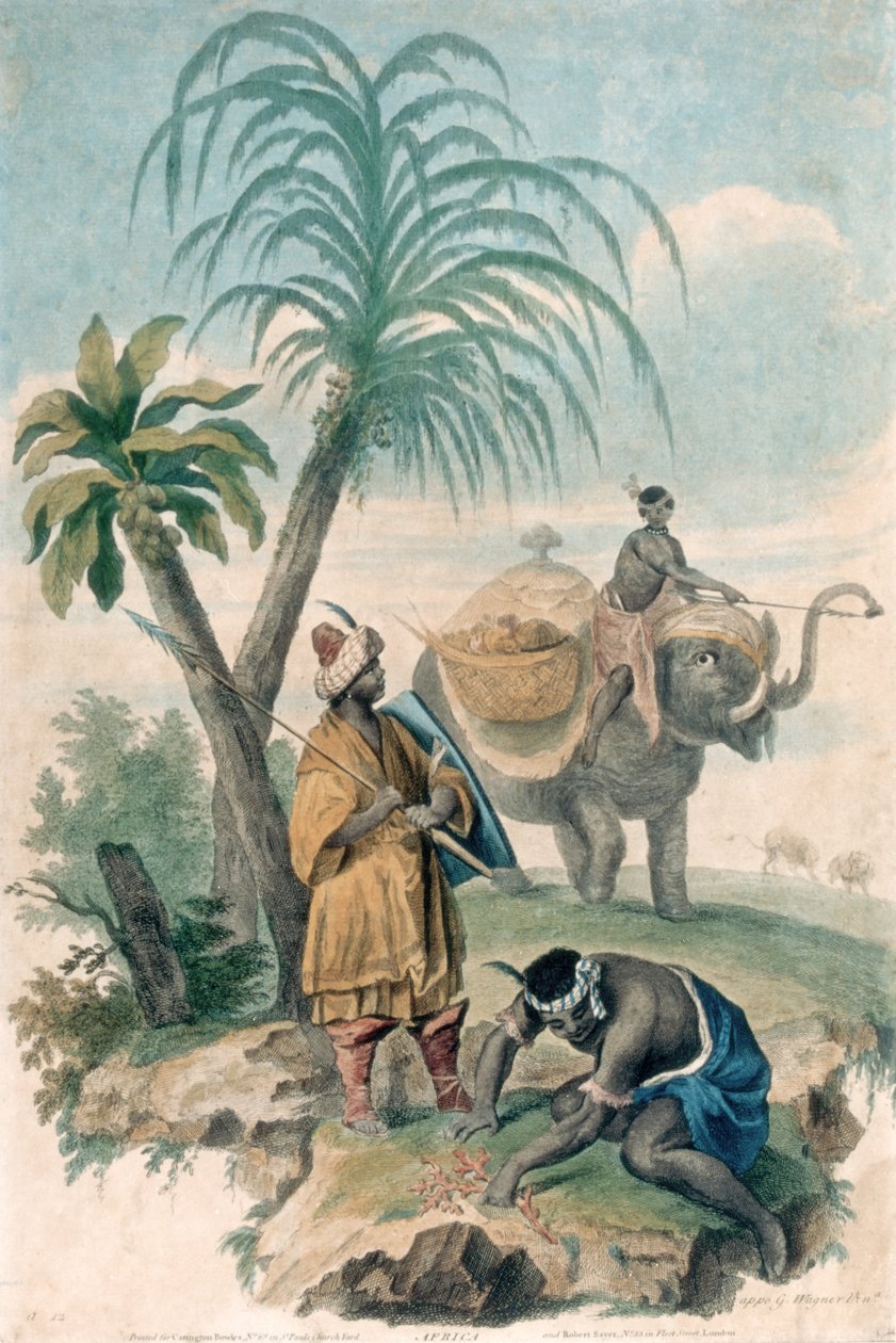 Africa, pubblicato c.1790 da G. Wagner