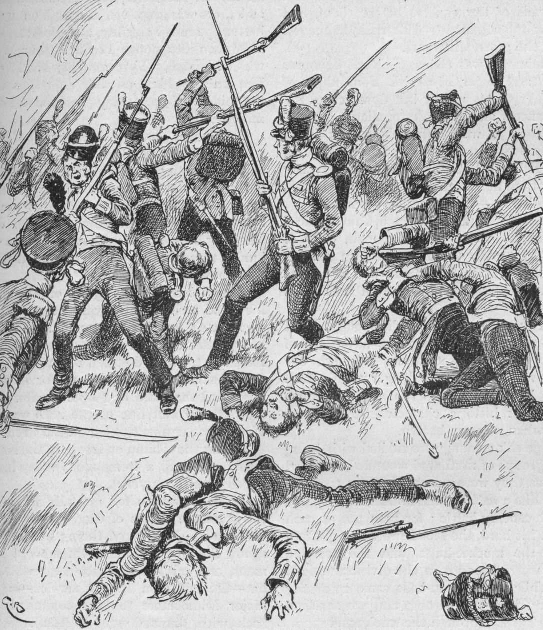 Tutta la formazione era persa, e ogni uomo combatteva per sé da GB
