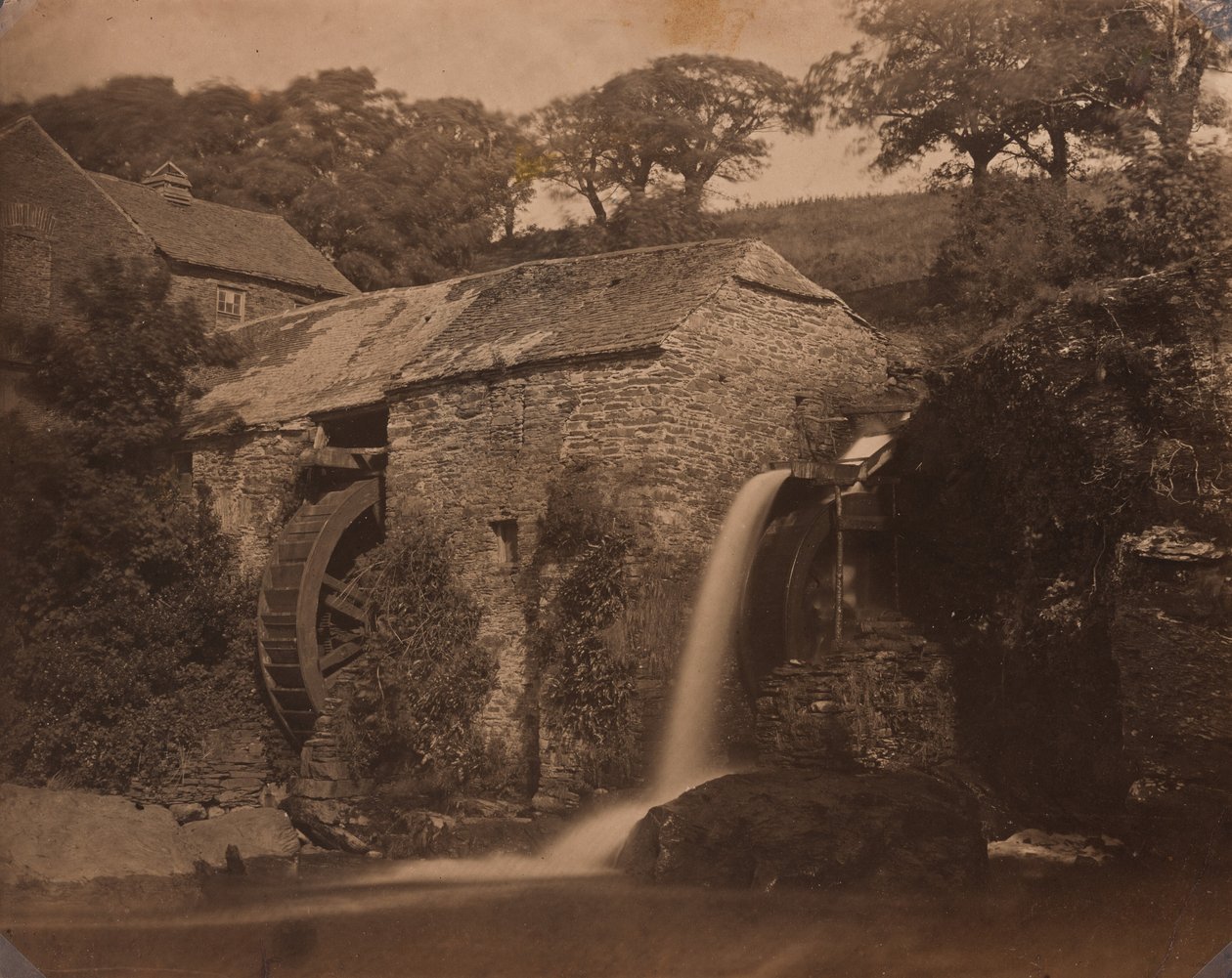 Mulino di Donemark vicino a Bantry, c. 1855 (foto) da G.B. Gething