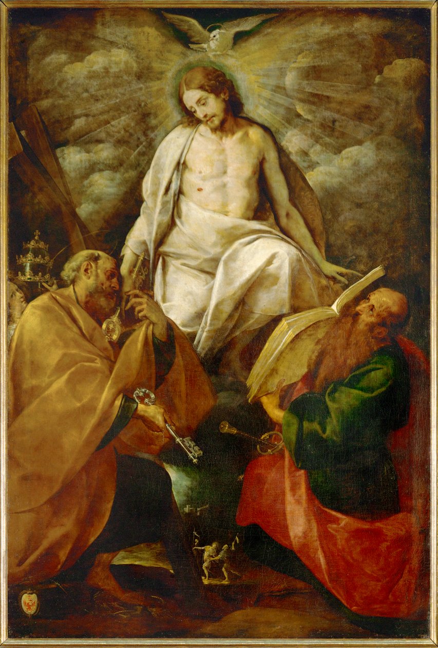 Cristo appare ai santi Pietro e Paolo (dipinto) da G.B. & Morazzone P.(1571-1626) Crespi