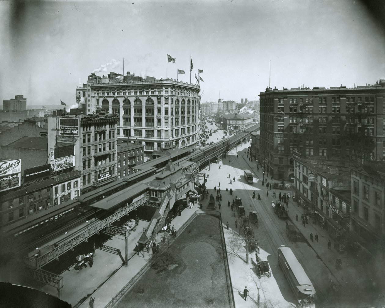 Broadway, Nord dalla 32nd Street, New York City da G.P. Hall und Sohn