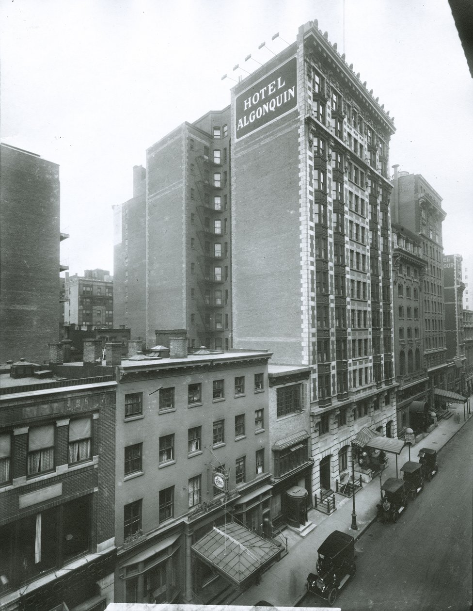 Hotel Algonquin, West 44th Street, New York City da G.P. Hall und Sohn