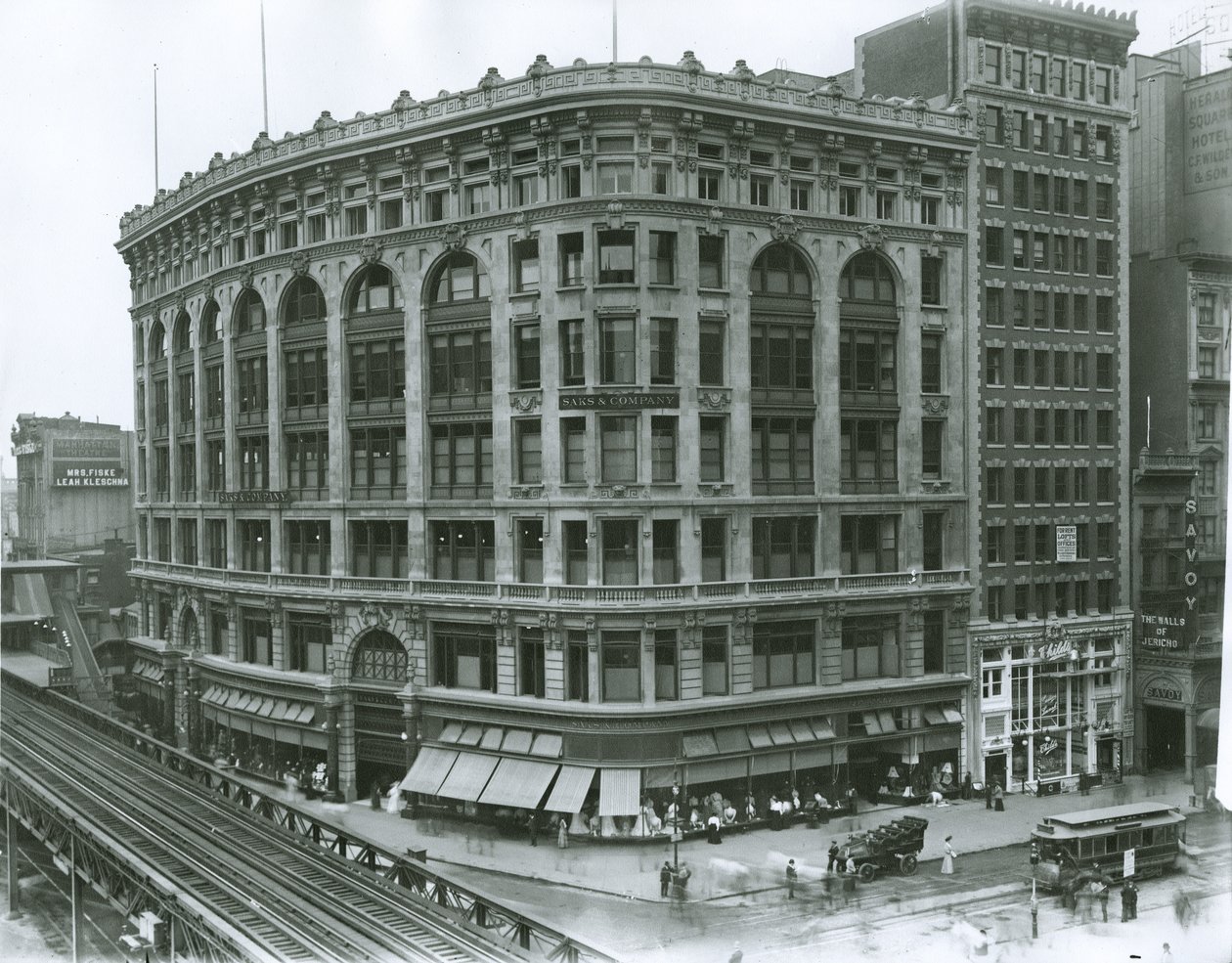 Grande magazzino Saks und Company, New York da G.P. Hall und Sohn
