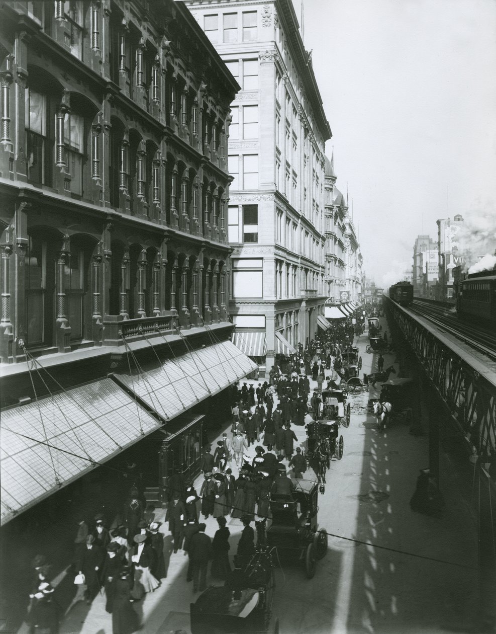 Sesta Avenue tra la 23a e la 18a strada, New York City da G.P. Hall und Sohn