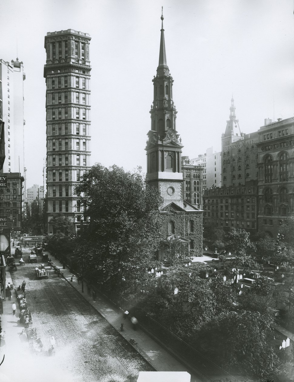 Cappella di San Paolo, Vesey e Church Streets, New York City da G.P. Hall und Sohn