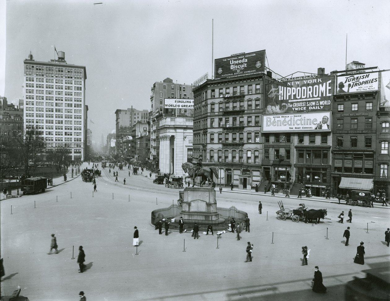 Union Square e Fourth Avenue, New York City da G.P. Hall und Sohn