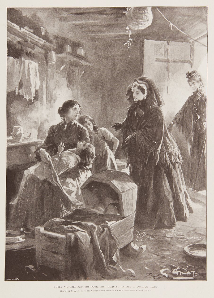 Regina Vittoria e i poveri da G.S. (after) Amato