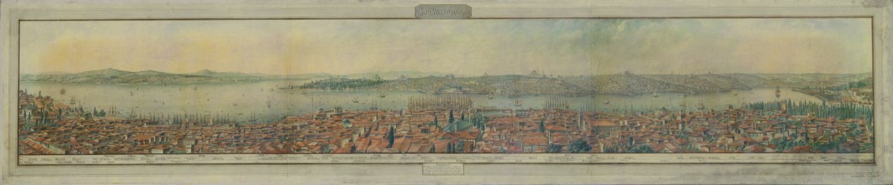 Veduta di Costantinopoli da G. Manzoni