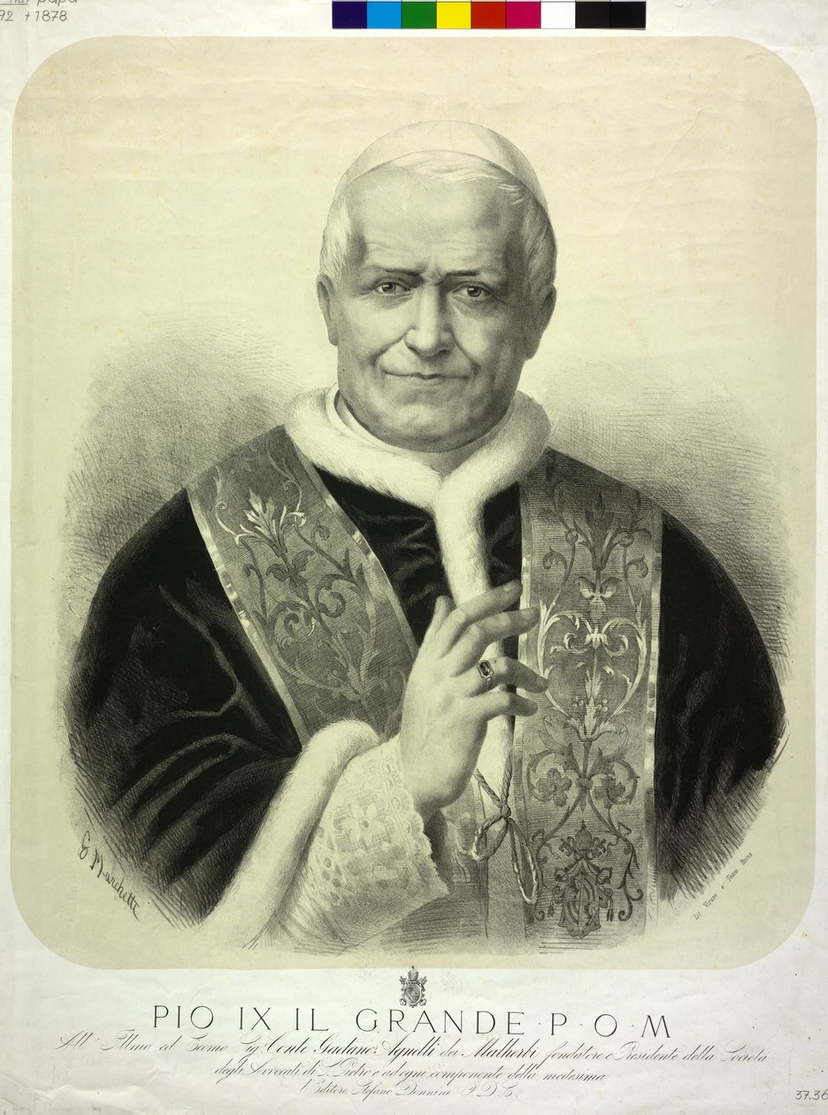 Papa Pio IX da G. Marchetti