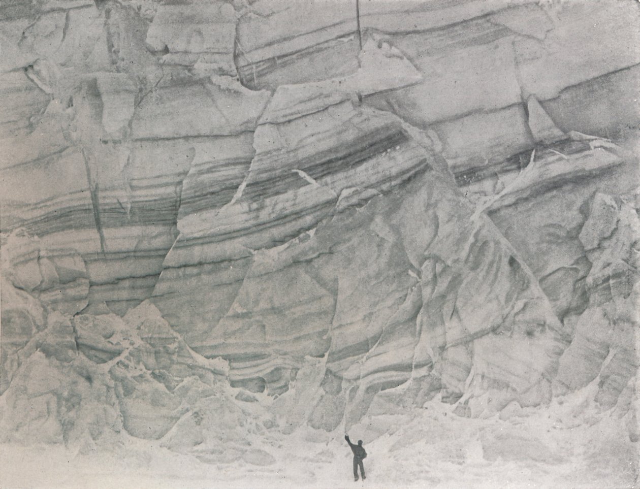 Struttura del ghiaccio, c1911, 1913 da G. Murray Levick