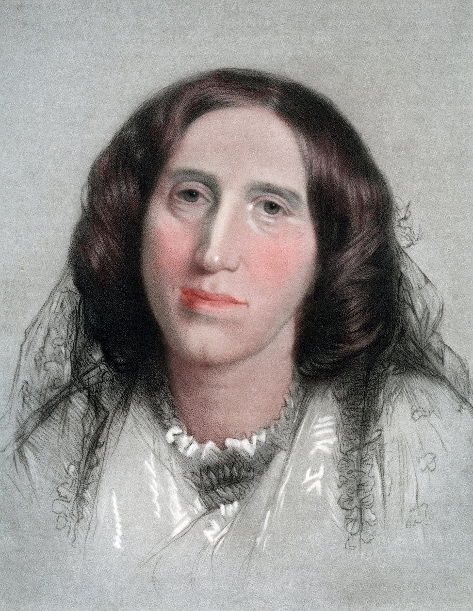 George Eliot, romanziere inglese, XIX secolo da G Sidney Hunt