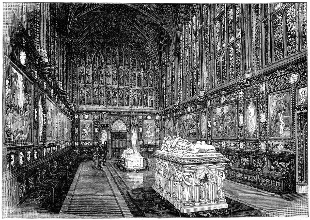 La Cappella del Memoriale di Alberto, Windsor, 1900 da G. W. Wilson and Company