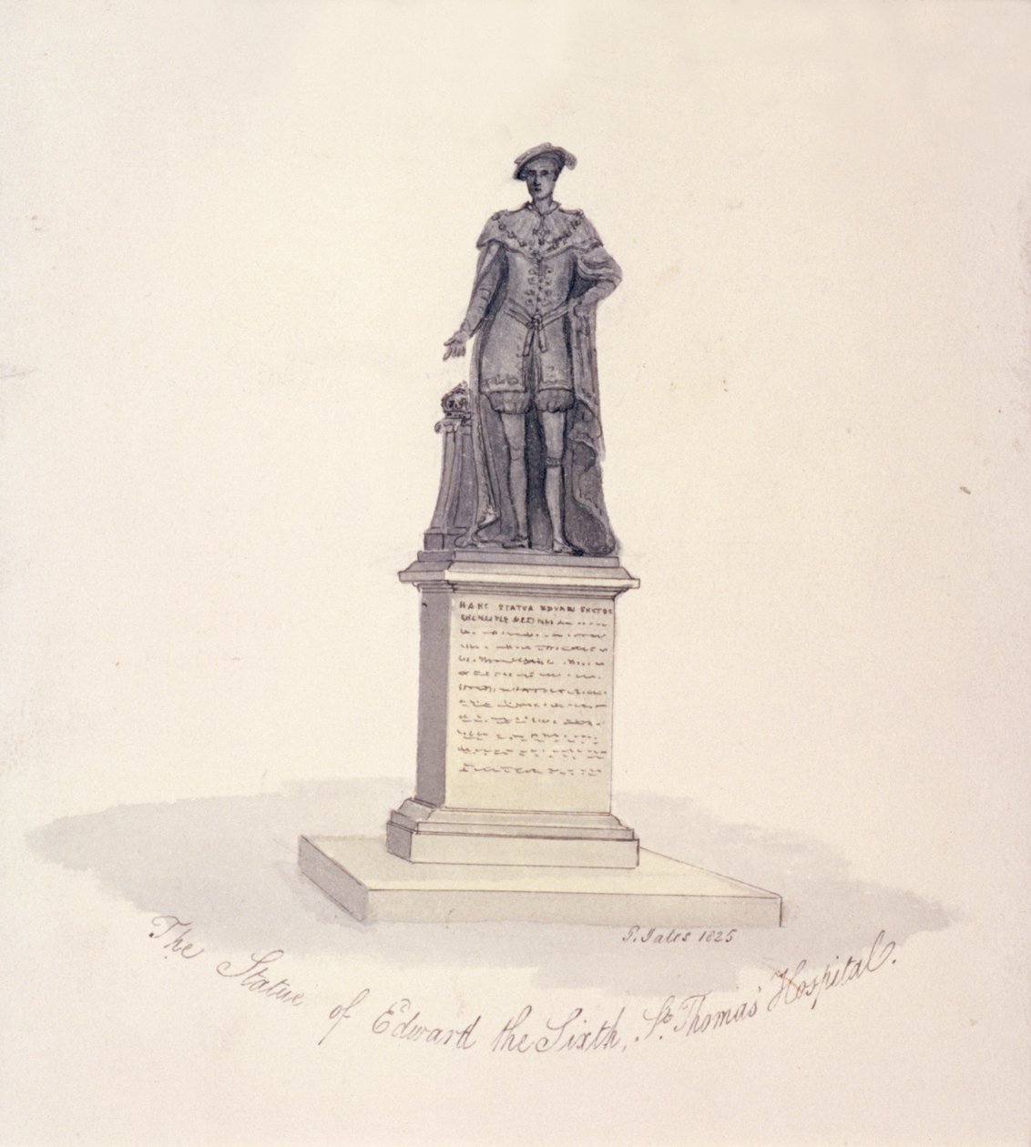 Statua di Edoardo VI nell