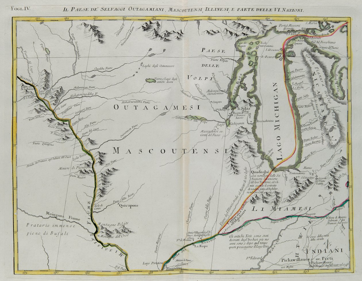 Terra degli Outagamie, Mascoutin, Indiani dell