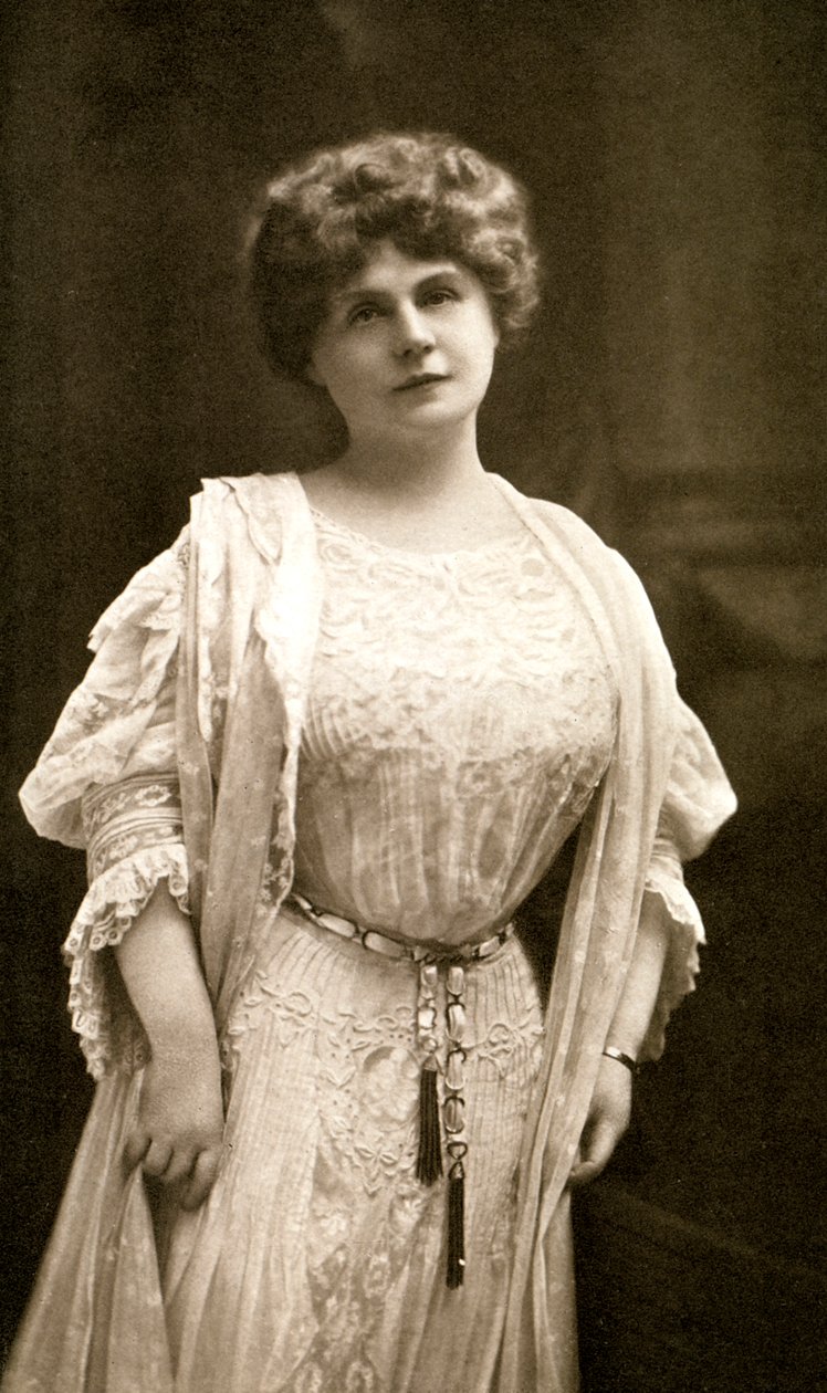 Marie Corelli, romanziere britannico, 1909 da Gabell