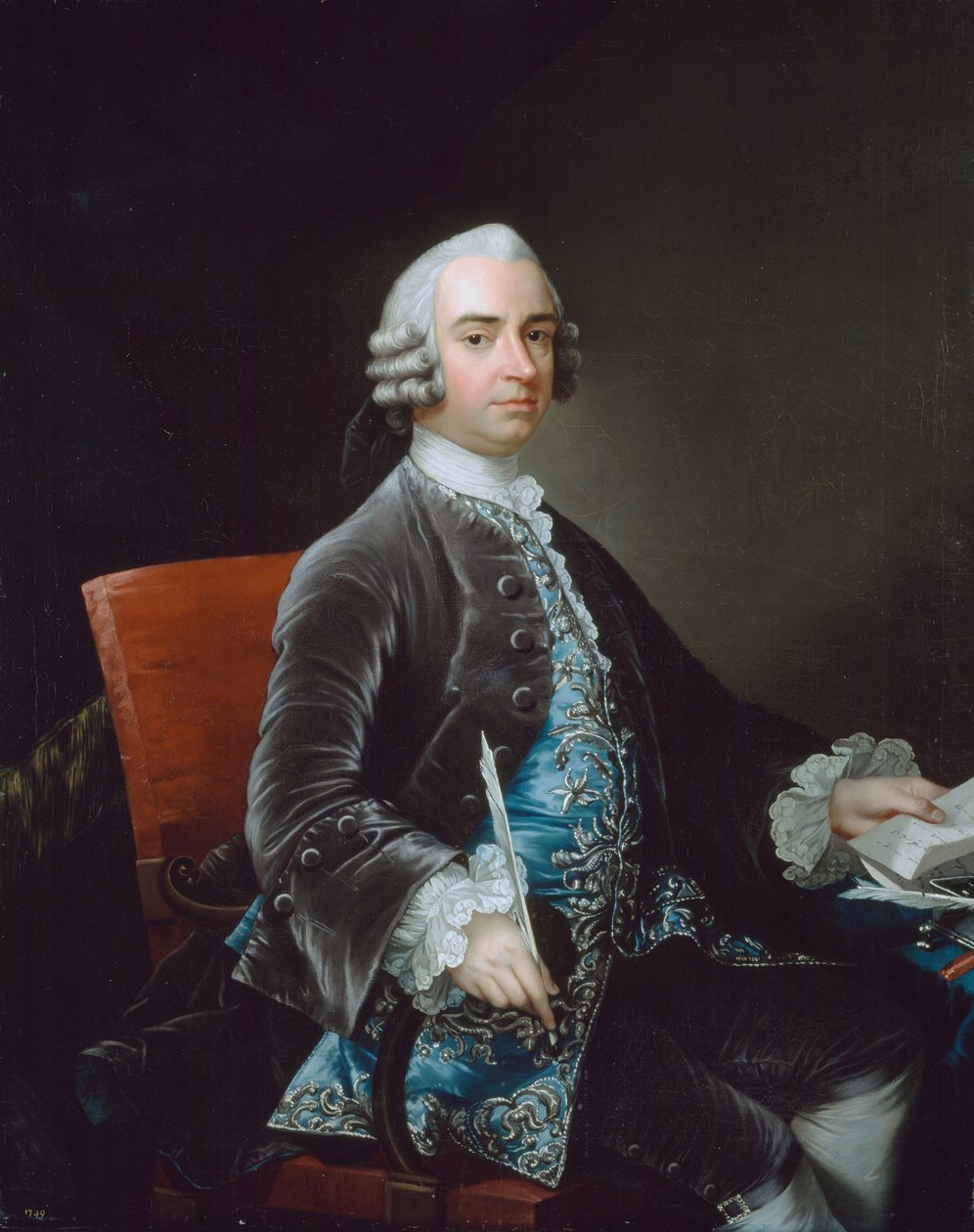 John Larpent, Capo Cancelliere del Dipartimento del Nord, 1749 da Gabriel Mathias