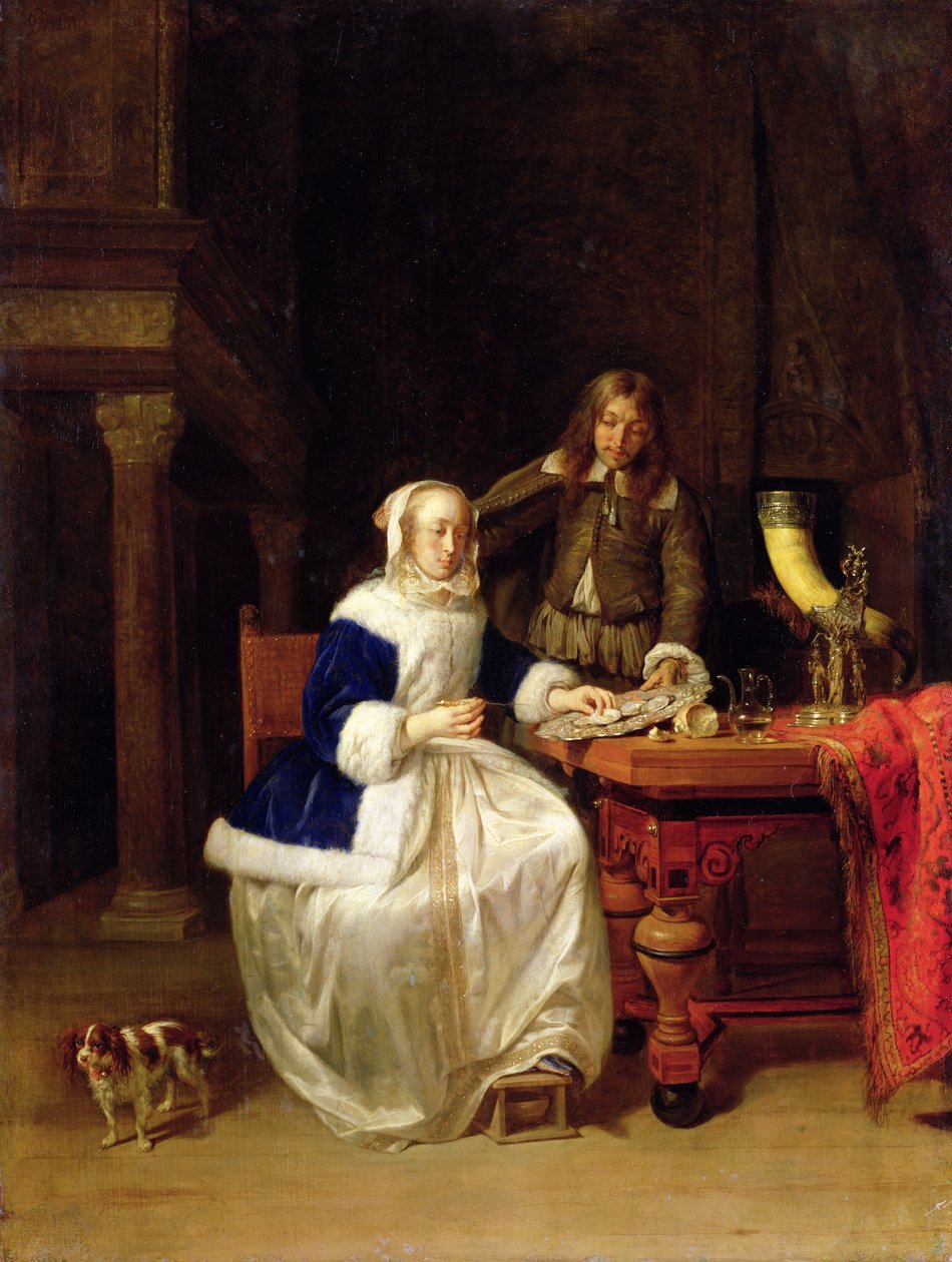 Colazione, c.1600 da Gabriel Metsu