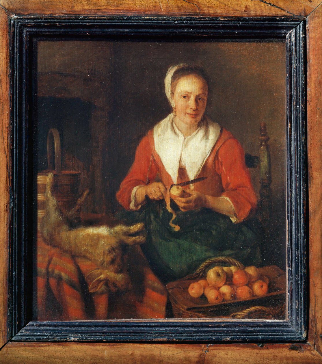 La peleuse de pommes - La peleuse de pommes ... da Gabriel (attr. to) Metsu