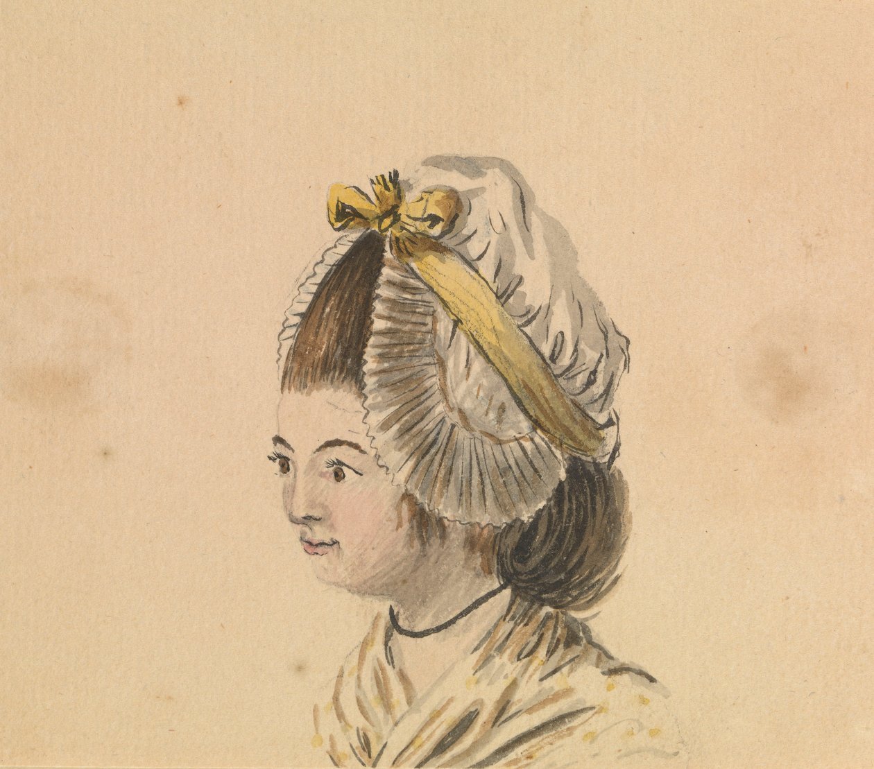 Testa di una donna con berretto arricciato, c.1774 da Gabriel Bray