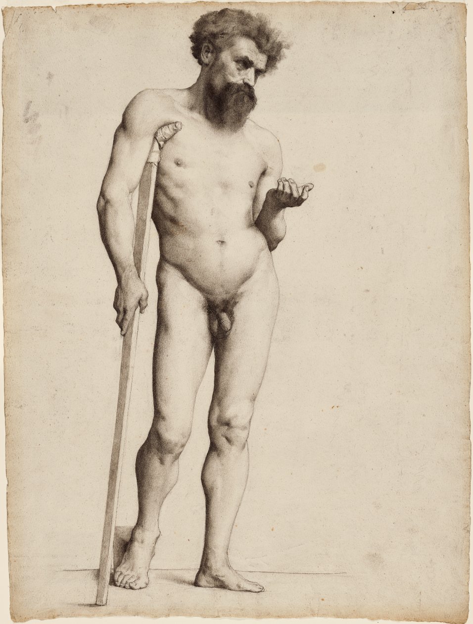 Nudo maschile in piedi da Gabriel Ferrier