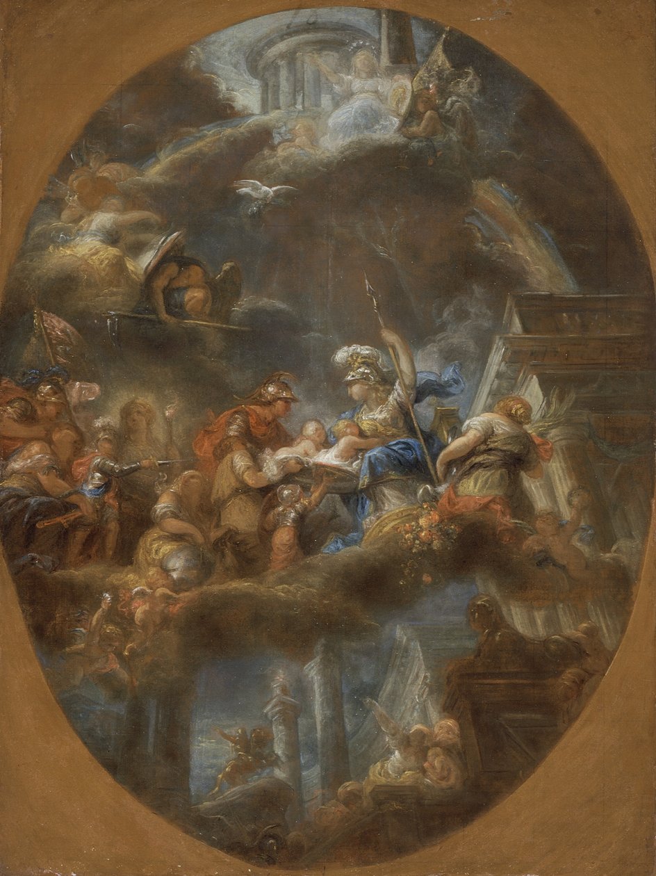 La Nobiltà che Offre i Bambini Imperiali Russi a Minerva da Gabriel Francois Doyen