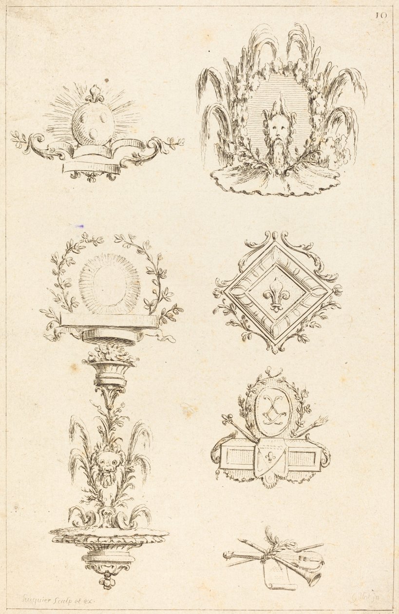 Disegni per Finalini: pl. 10 da Gabriel Huquier after Claude Gillot