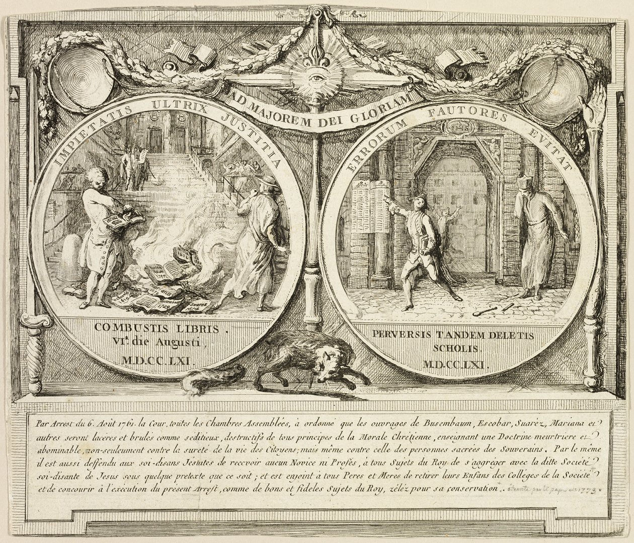 Espulsione dei Gesuiti da Gabriel Jacques de Saint Aubin