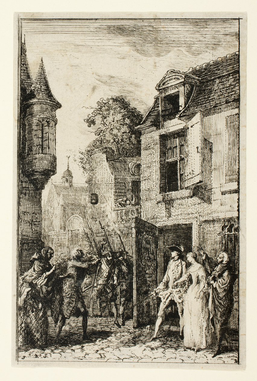 Non ci si pensa mai da Gabriel Jacques de Saint Aubin