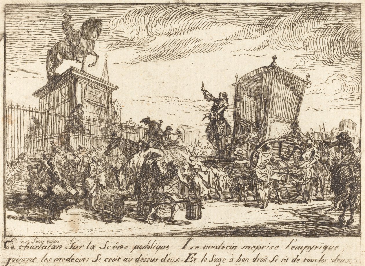 Il Ciarlatano da Gabriel Jacques de Saint Aubin