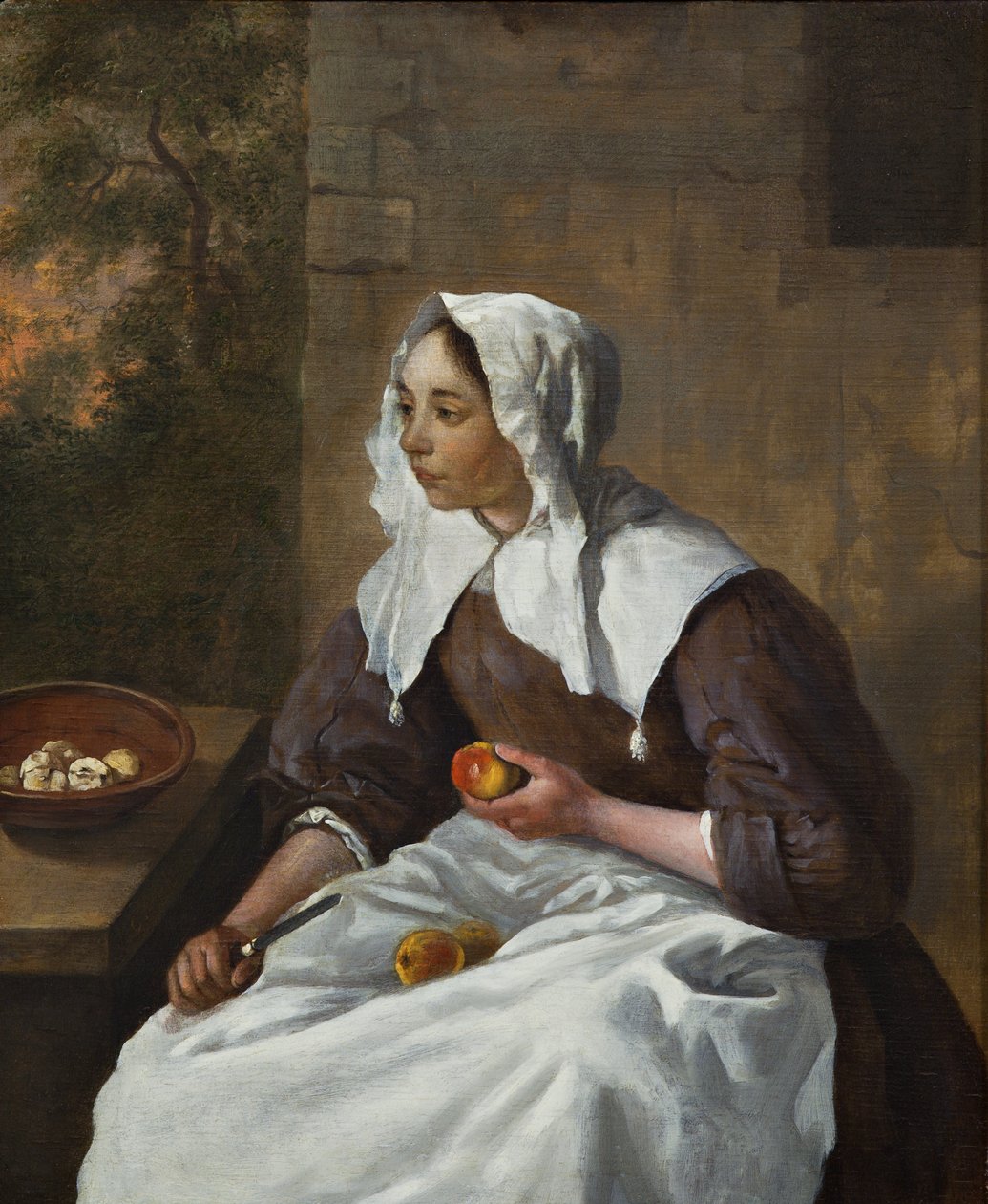Danese: Ragazza che sbuccia le mele Ragazza che sbuccia le mele da Gabriel Metsu