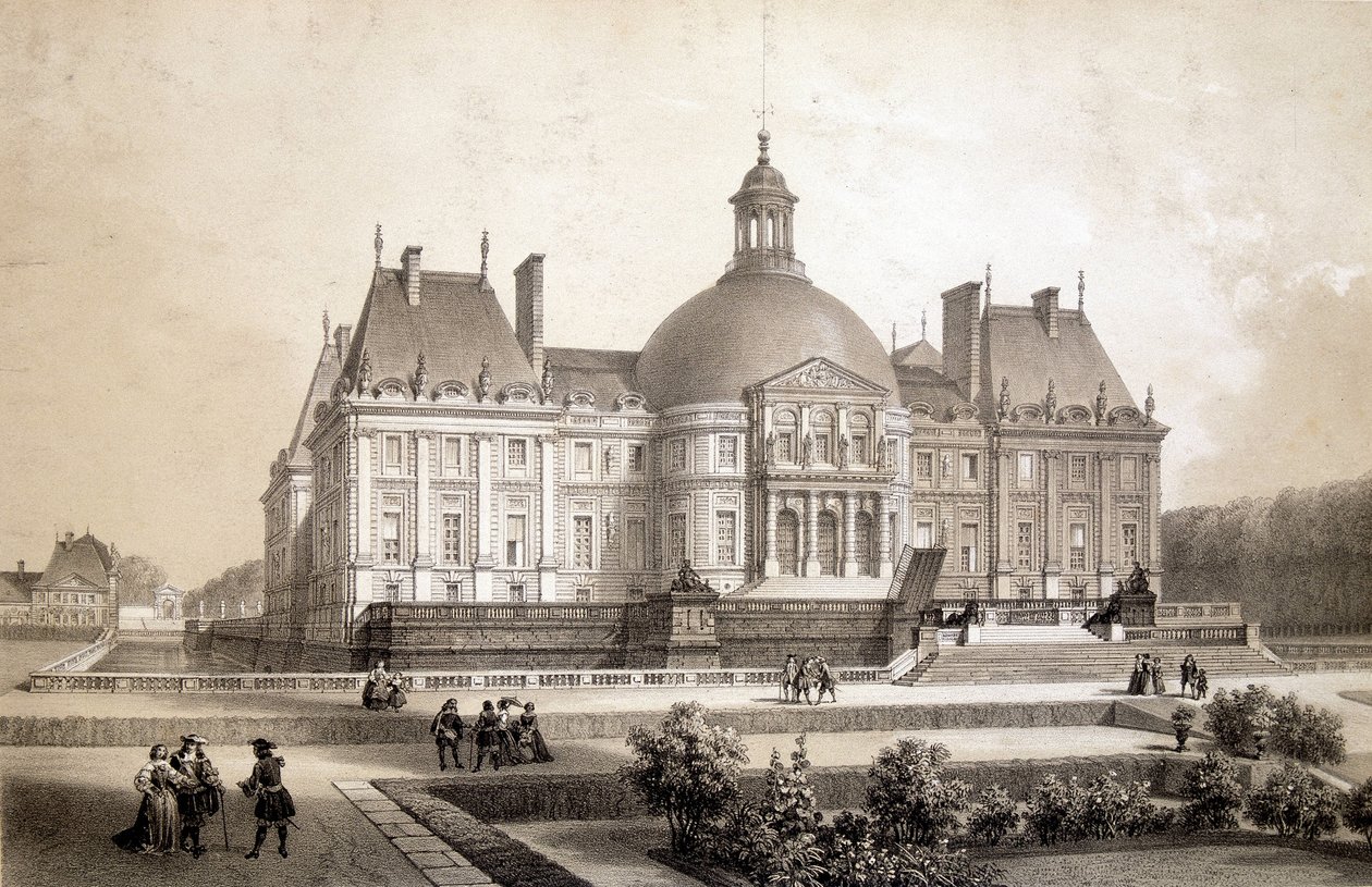 Castello di Vaux Le Visomte (Vaux-Le-Vicomte) da Gabriel Perelle