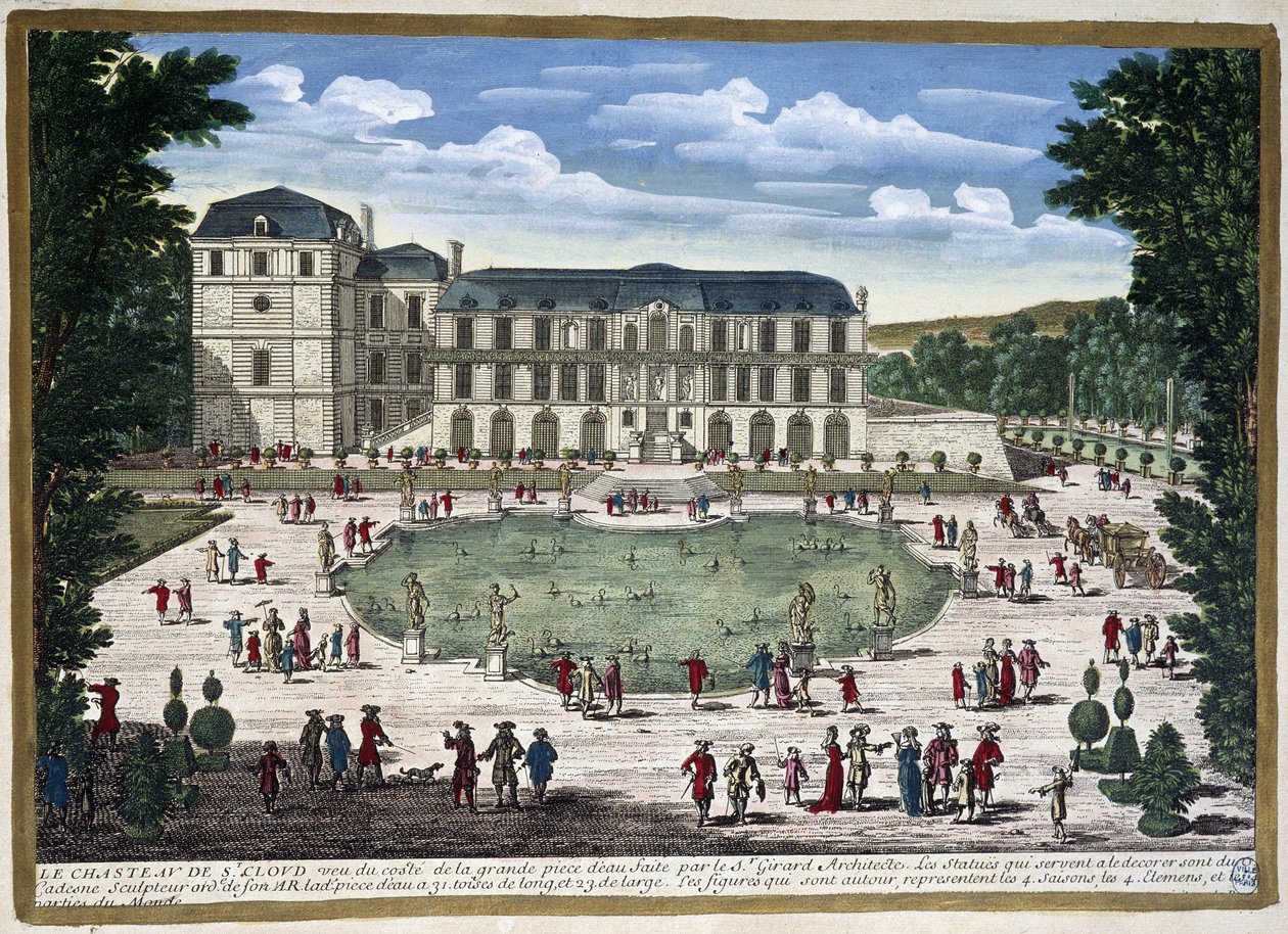 Castello di Saint-Cloud da Gabriel Perelle