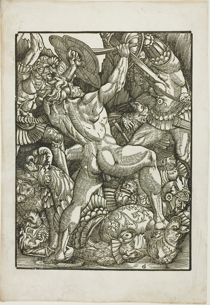 Ercole e i giganti, da Scene della vita di Ercole da Gabriel Salmon