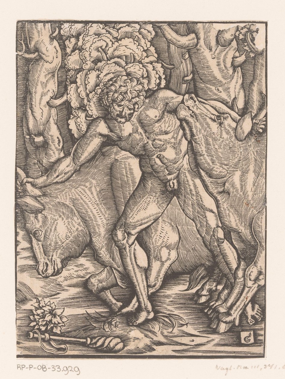 Ercole e i buoi di Gerione da Gabriel Salmon