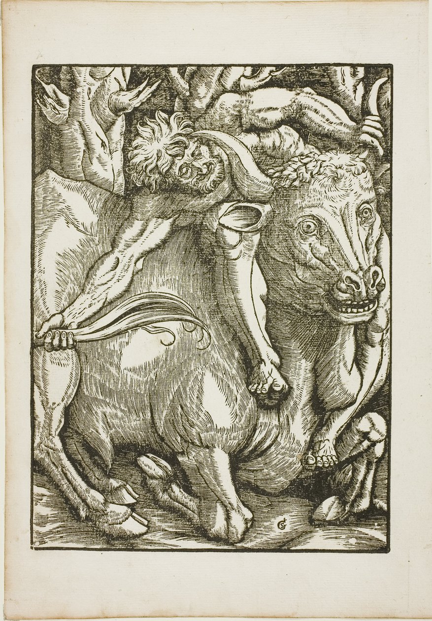 Le fatiche di Ercole: Ercole cattura il toro cretese da Gabriel Salmon