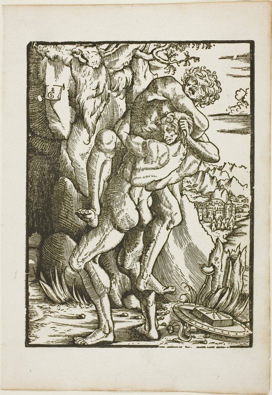 Le fatiche di Ercole: Ercole e Anteo da Gabriel Salmon