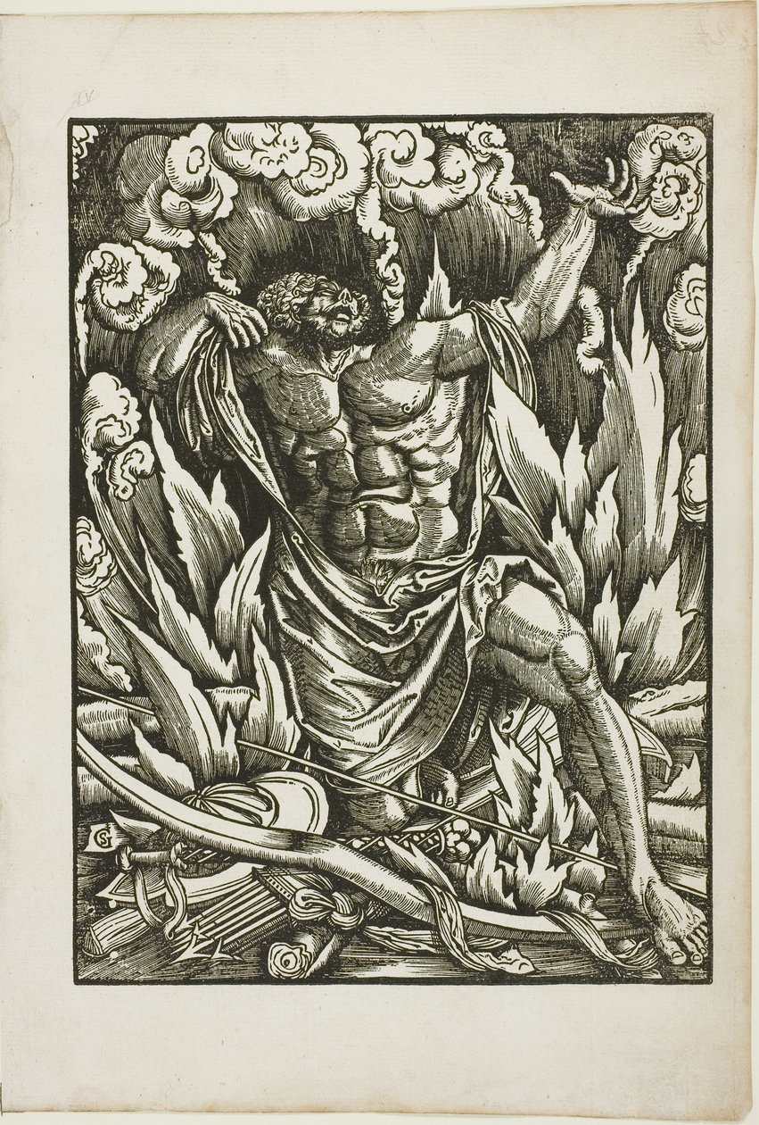 Le fatiche di Ercole: Ercole sulla pira da Gabriel Salmon