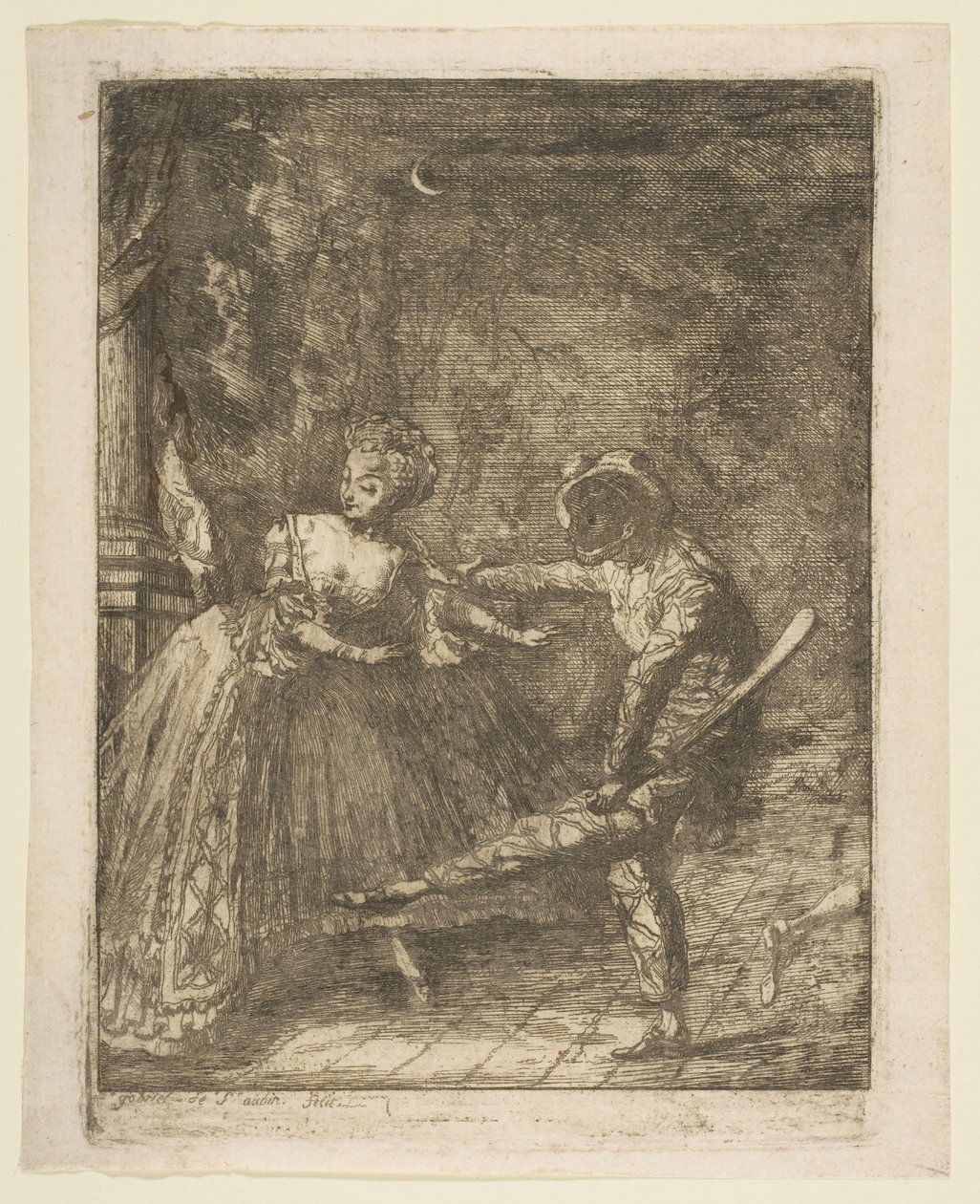 Il Teatro Italiano da Gabriel de Saint Aubin