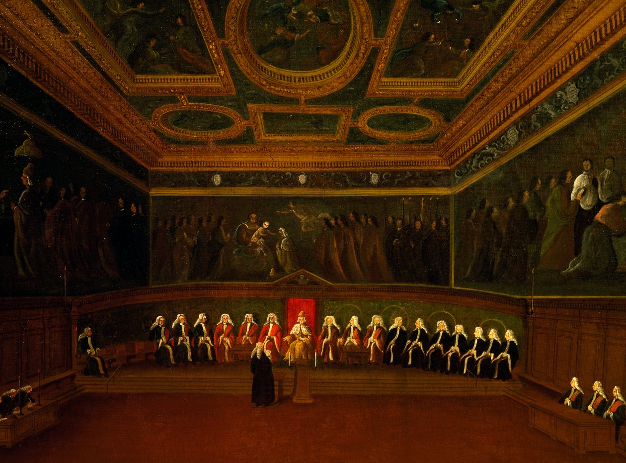 Sala del Consiglio dei Dieci a Venezia da Gabriele Bella
