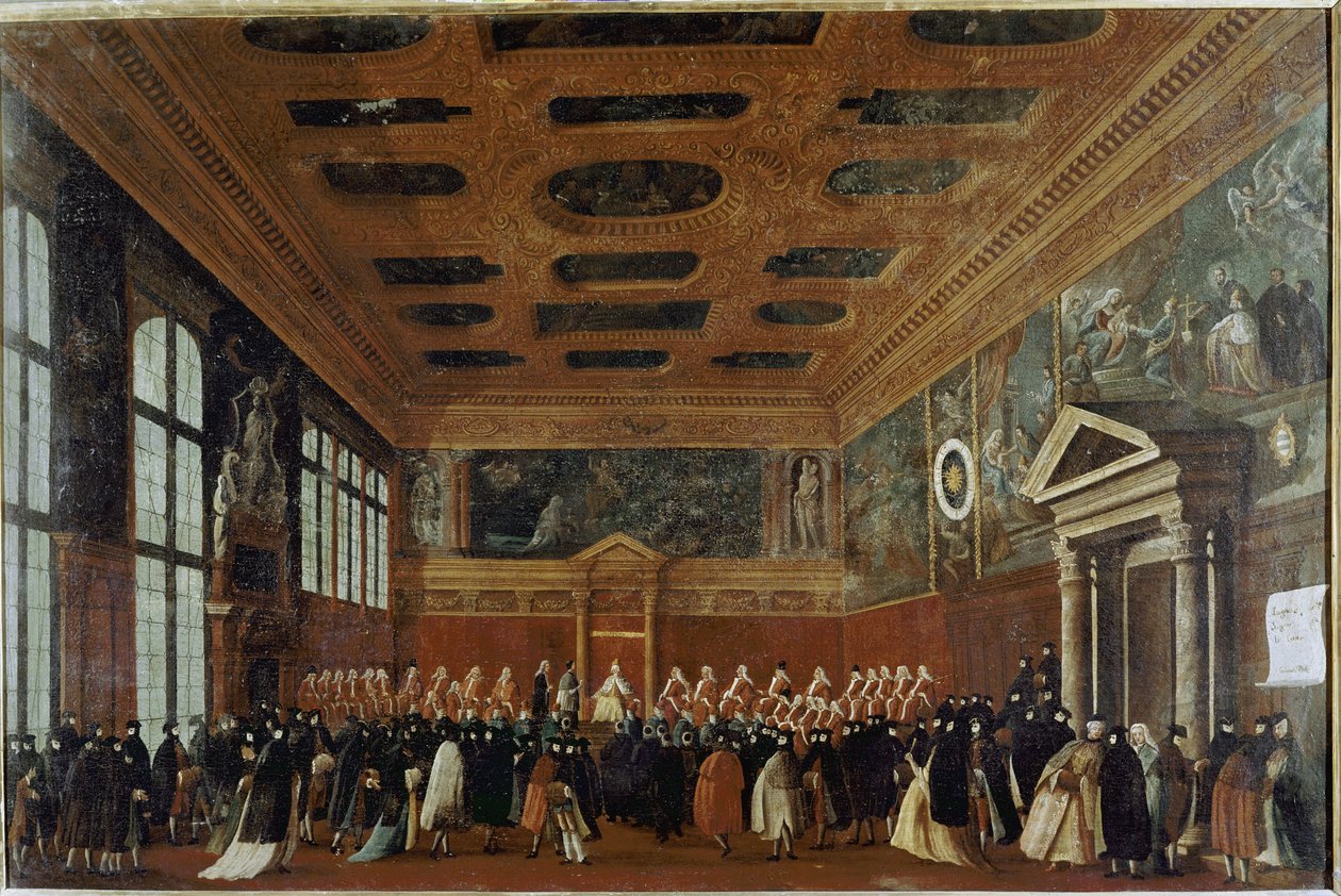 Ricevimento degli Ambasciatori al Collegio da Gabriele Bella