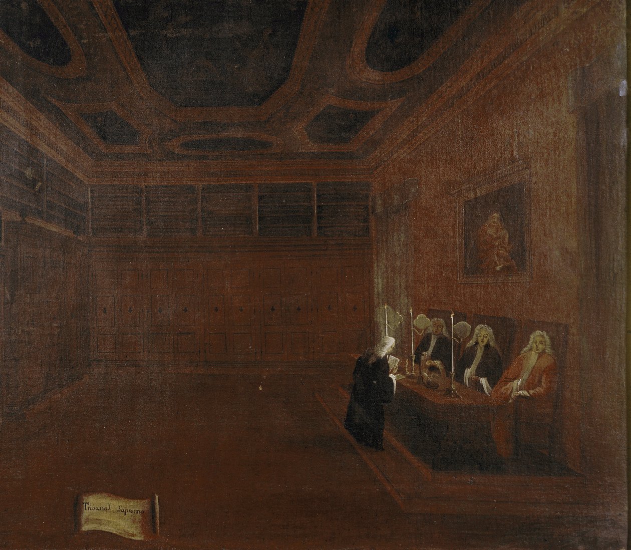 La Corte Suprema dei Quaranta o Consiglio dei Quaranta, dettaglio da Gabriele Bella