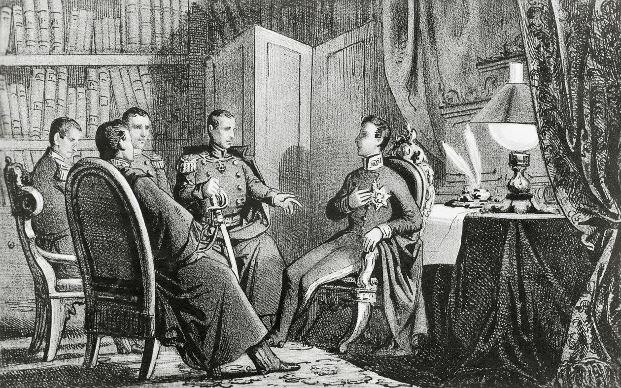 Il principe Carlo Alberto di Carignano promette il suo sostegno ai cospiratori liberali, 6 marzo da Gabriele Castagnola