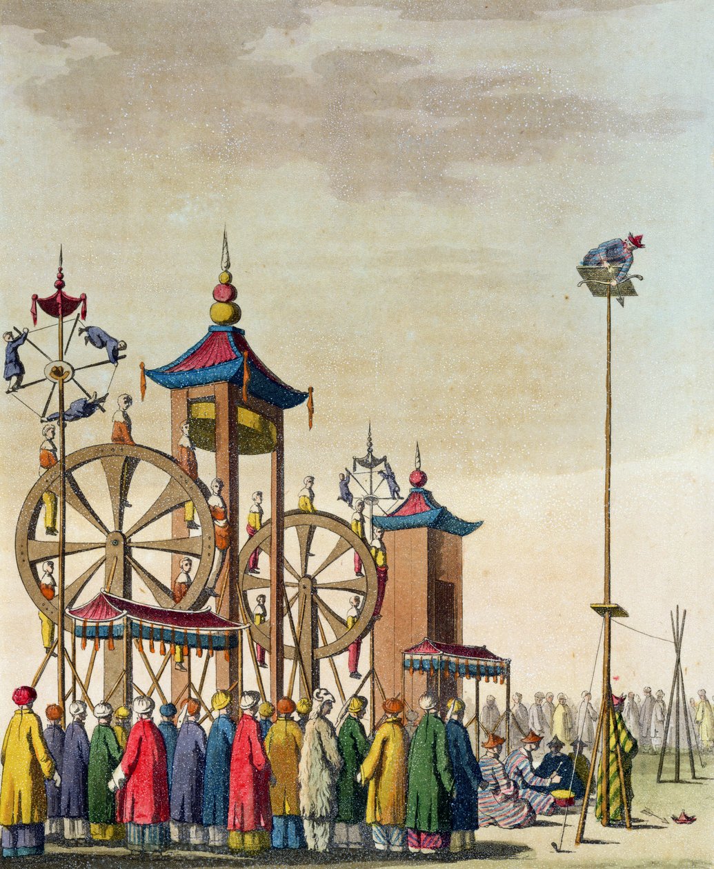 Un circo cinese, illustrazione da 